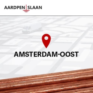 Aardpen slaan Amsterdam Oost