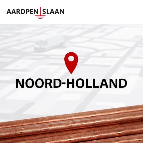Aardpen slaan Noord-Holland